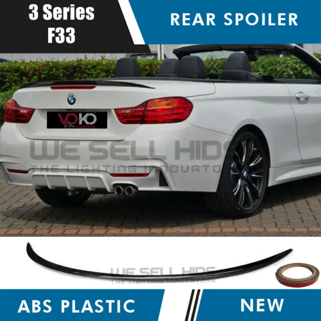 For Bmw 4 Series F33 F83 M4 Convertible Rear Spoiler Boot Trunk Rear Performance
