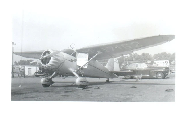 Stinson Reliant Gull Wing Airplane Aircraft Vintage Photograph 5x3.5" NC17162