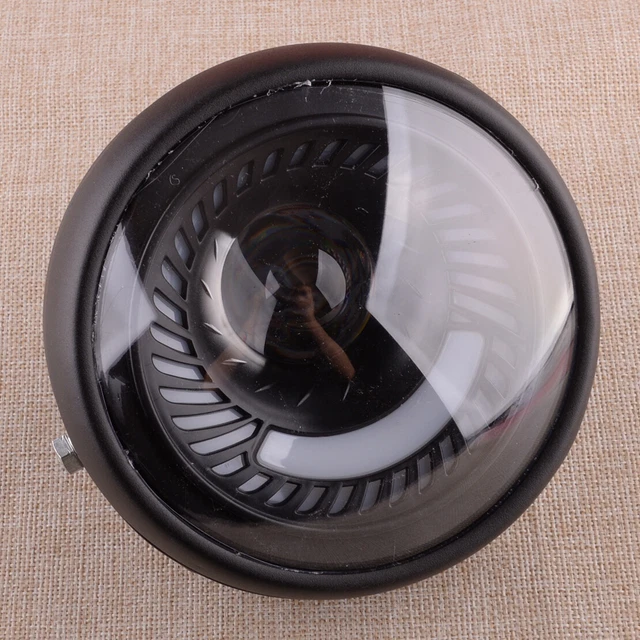6.5'' 12V Universal Motorcycle LED Headlight Fit For Cafe Racer Bobber