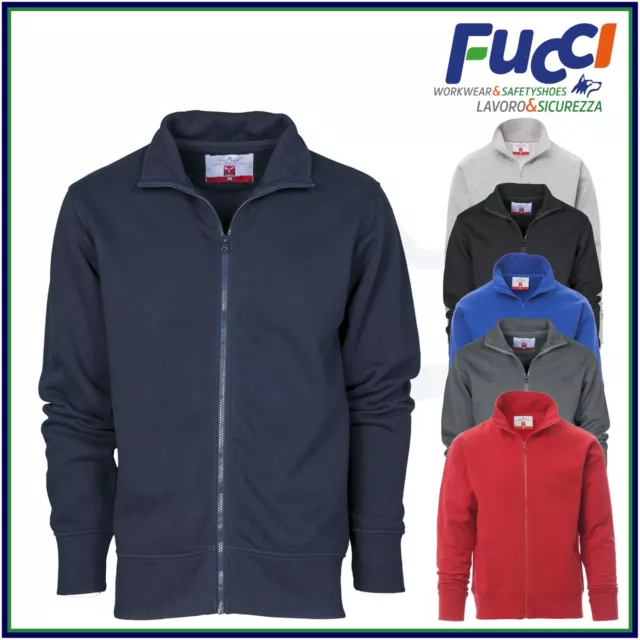 Felpa Uomo Con Zip Intera Leggera in Cotone Maglia da Lavoro Sport Payper Felpa Uomo Con Zip Intera Leggera in Cotone Maglia da Lavoro Sport Payper