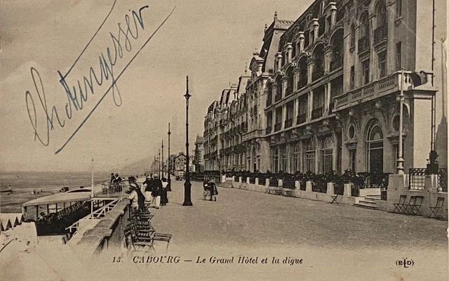 CABOURG CPA Autograph - AVIATION - Charles NUNGESSER (1892-1927)