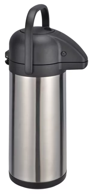 Airpot aislante jarra de bomba giratoria - 3 L - acero inoxidable termo café té jarra