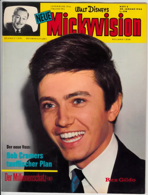 Mickyvision ab 1962 :Jg. 1966 Nr. 2 (1) sehr guter Zustand mit REX GILDO Cover