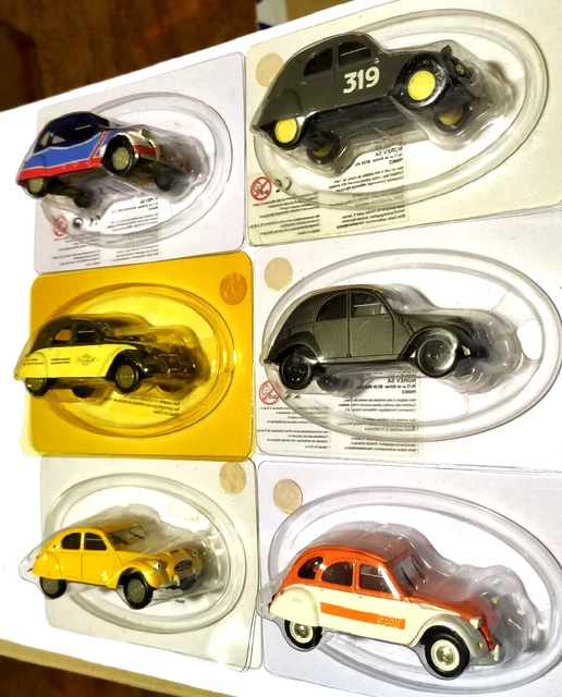 Les 2cv Citroën 1949 et Sahara en miniatures par Norev au HO H0 1/87e