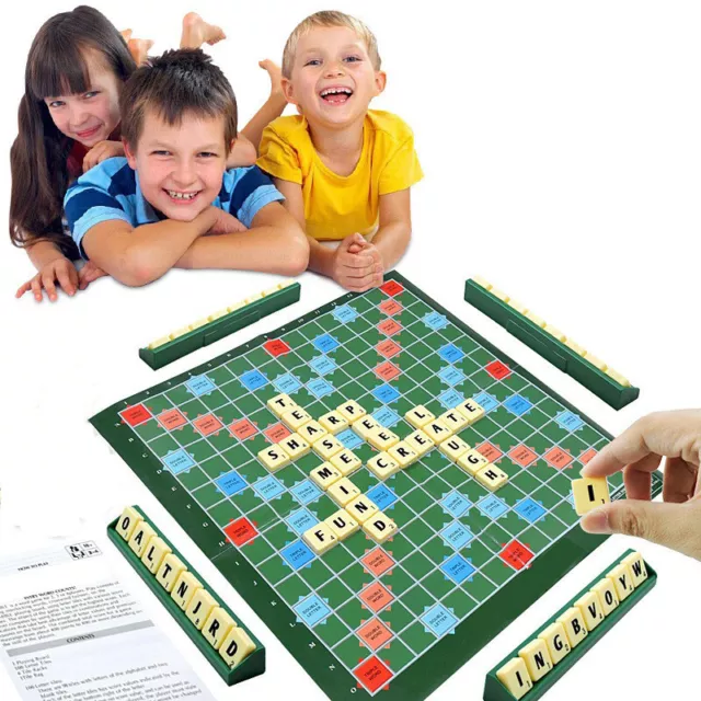 Classic Scrabble Board Game Gift Family Adults Kids Educational Toy Puzzle Games