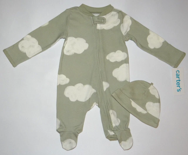 NWT, Baby boy/girl clothes, Newborn, Carter's sleep & play with hat