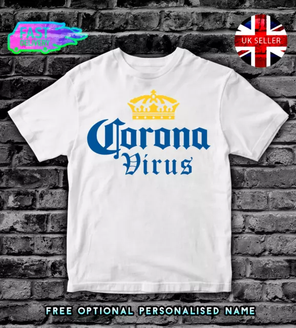 T-shirt VIRUS bambini top ragazzi ragazze adulti t-shirt uomo divertente