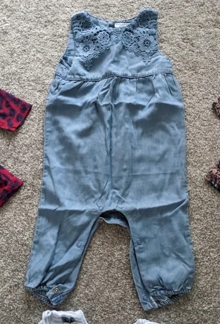 Next Baby Girl Dresses Dungarees Leggings Tops Bundle Size 6-9 Months 8