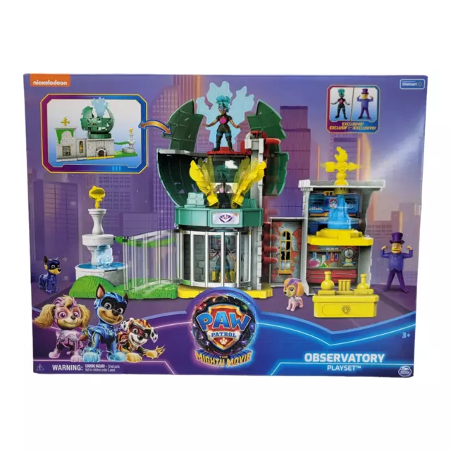 NICKELODEON PAW PATROL The Mighty Movie Observatory Playset Spin Master ...