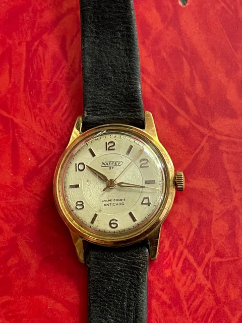 RARE MONTRE ANCRE 15 Rubis c1940 Mécanique Fonctionnelle Art Déco Militaria EUR 12,99 - FR