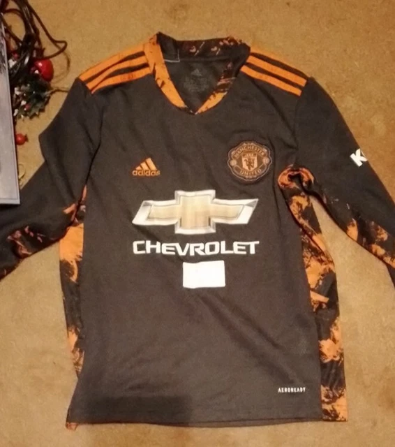 MANCHESTER UNITED MAN Utd 20 21 Goalkeeper Football Shirt Size 11