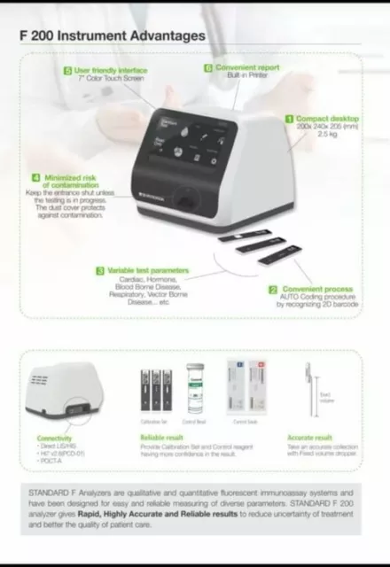 Sang Glucose Contrôle Moniteur HBA1C Analyseur Système Haut Précision 3