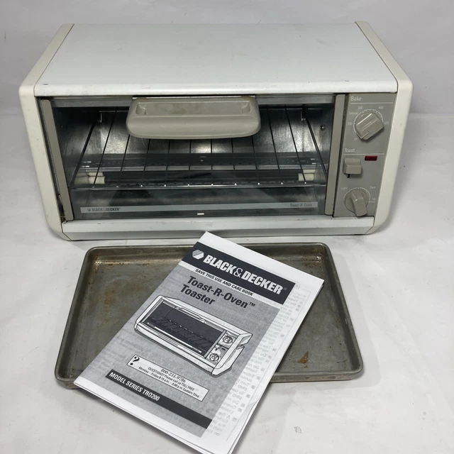 BLACK & DECKER ToastROven Under Toaster Bake Broil Thaw TRO