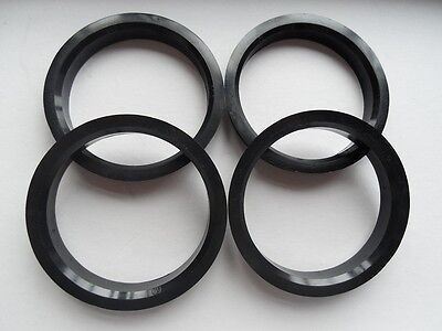 Wheel Hub Ring, 4 Pack, 73 mm OD to 70.30 mm ID Wheel Centerbore, Polycarbonate Polycarbonate Wheel Accessories Parts Set of 4 Hub Centric Ring 73mm OD to 70.30mm Hub ID 
