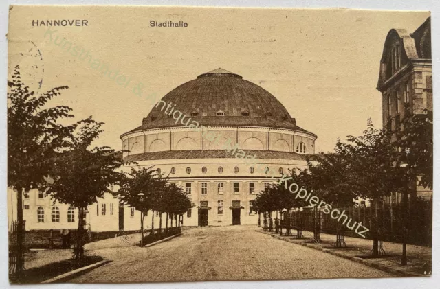 AK Hannover Stadthalle 1914