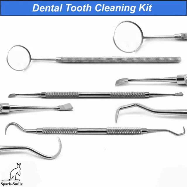 Dental Tooth Cleaning Kit Dentist Scraper Pick Tool Calculus Plaque Flos Remover