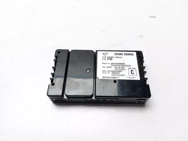 Nissan Leaf Mk1 2015 Telematik Steuermodul Ecu-Einheit 283B03Nm0A