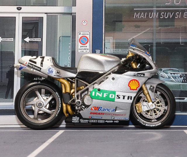 （中古）1/12 DUCATI 996 イモラ IMOLA 2001 トロイ・ベイリス TROY BAYLISS PMA 1⁄12 ドゥカティ 996 R スーパーバイク イモラ 2001 トロイ