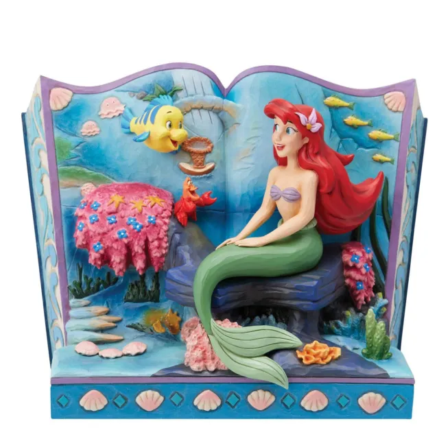 Disney Jim Shore 2024 The Little Mermaid Ariel 35th Storybook Figurine 6014323