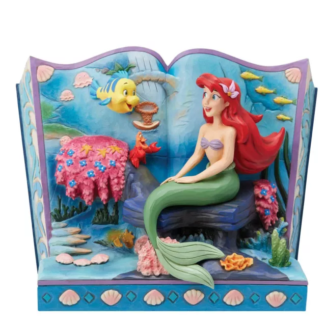 DISNEY JIM SHORE 2024 The Little Mermaid Ariel 35th Storybook Figurine