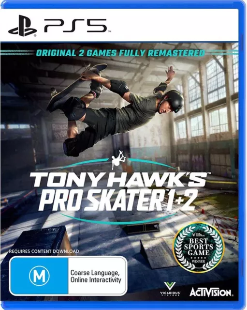 PS5 - Tony Hawks Pro Skater 1+2 Remastered AUS mit OVP NEUWERTIG