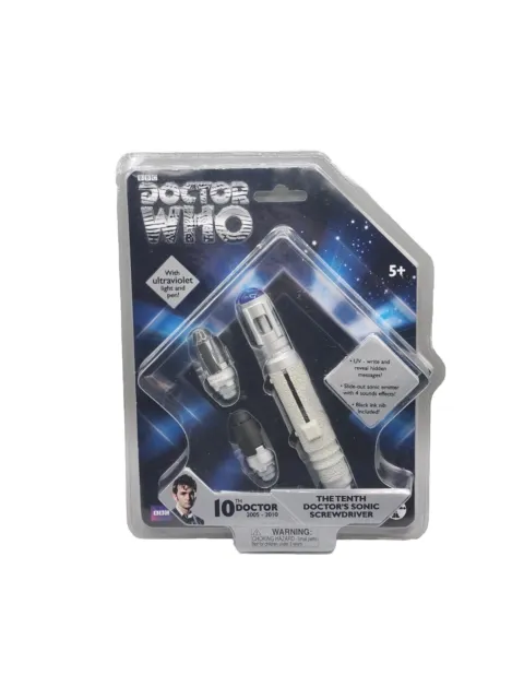 Doctor Who - The 10th Tenth Doctor 2005-2010 Sonic Screwdriver - BBC New -Sealed