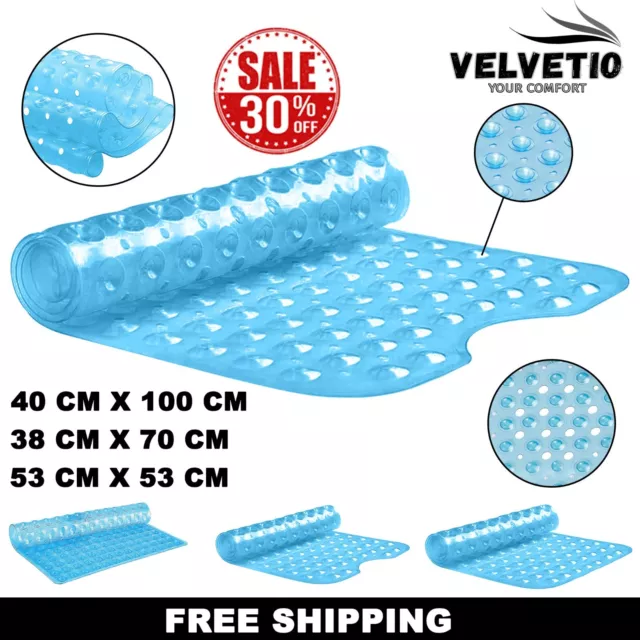 Extra Large Bath Mat Non Slip Bathtub Strong Suction Anti Mold Rubber Shower Mat