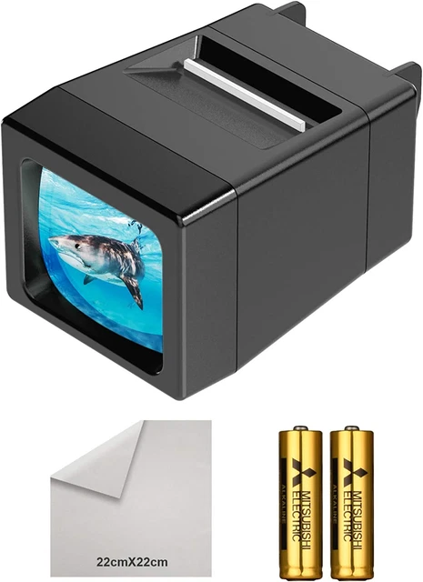 Visor deslizante LED 35 mm con baterías 2AA incluidas