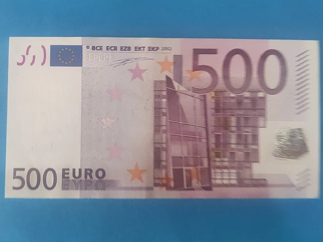BANCONOTA 500 EURO Italia Fuori corso Serie S J001 ottime condizioni