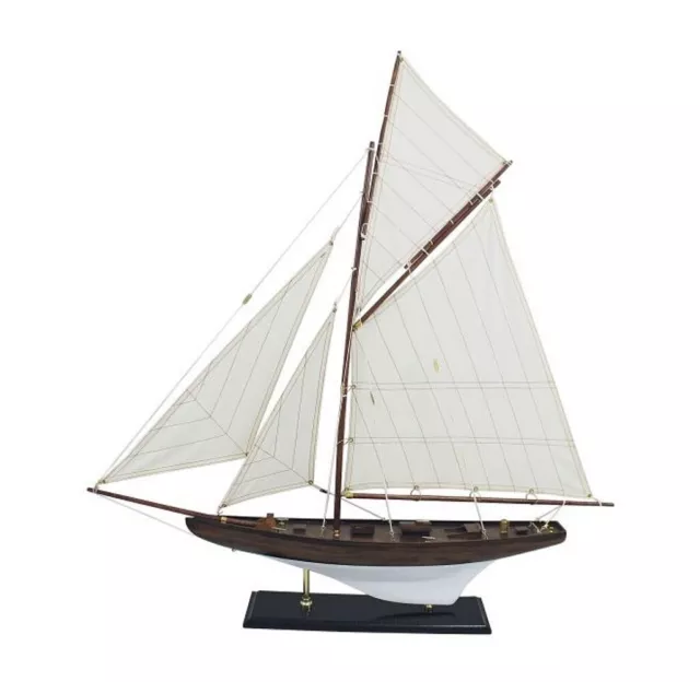 Segelyacht, Gaffel Yacht, Modell, Regatta Segler America´s Cup Klasse um 1900