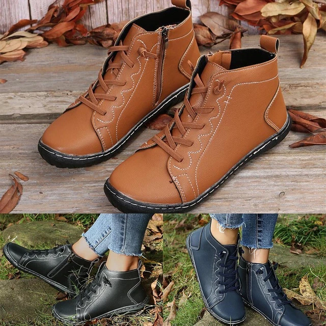 Bottes quotidiennes extérieures femmes chaussures hiver bottines artificielles