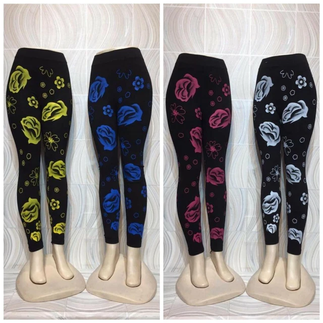 Donna Lunghezza Intera Elastam, Spandex Leggings Gratuito Taglia Unica