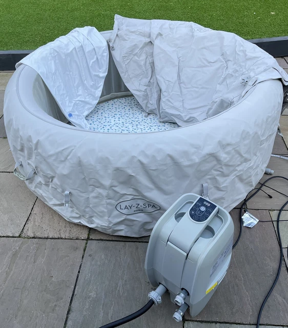 LAYZSPA PARIS AIRJET Inflatable Hot Tub Spa White £174.99 PicClick UK