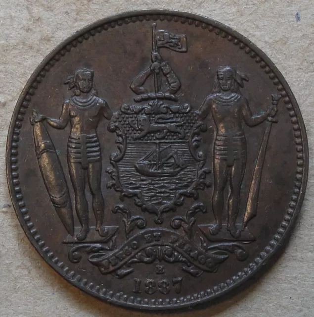 British North Borneo 1887-H Cent Better Grade as Pictured
