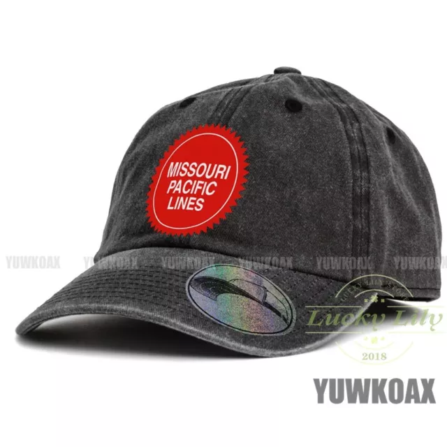 MISSOURI PACIFIC LINES RAILROAD Unisex Baseball Cap Dad Hat Adjustable Denim Hat