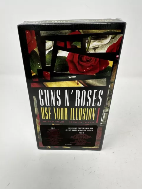 Guns 'N' Roses Use Your Illusion I + II World Tour 1992 Live Tokyo Sealed VHS