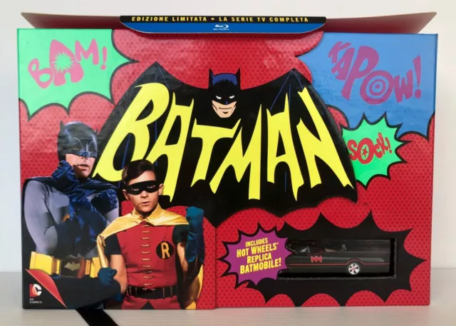 Batman La Serie Tv Completa Edizione Limitata + Hot Wheels + Cards Blu-Ray Disc