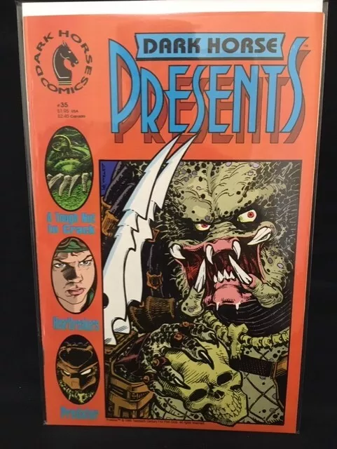 Dark Horse Presents #35 Stradley Norwood Predator Very Fine+ VF+ (8.5) 1989