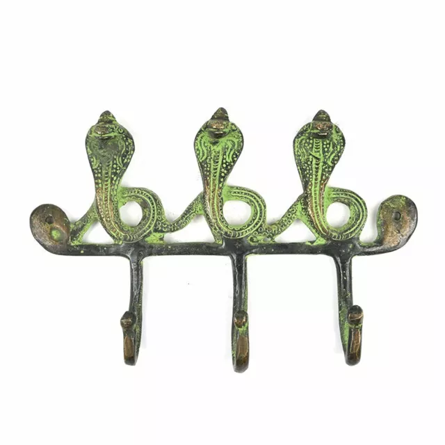 New Wall Mount Hook Multicolor Antique Coat Rack Brass Wall Hooks Cobra Hat Rack