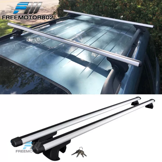 53 Inch Universal Car OE Style Key Cross Bars Aluminum Roof Rack Rail Carrier