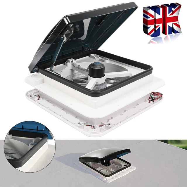 12V ROOF VENT Fan Camper Van Motorhome RV Caravan Skylight Vent with