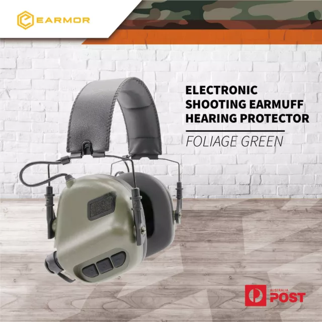 Earmor Electronic Military Noise Reduction Shooting Earmuffs Muff Protection M31