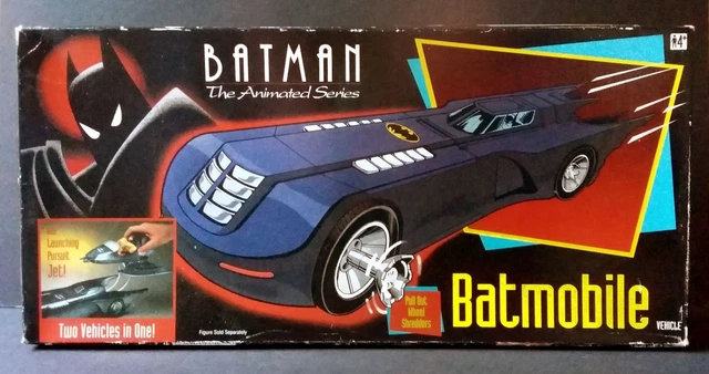 VINTAGE 1993 KENNER Batman The Animated Series Batmobile Boxed Vehicle