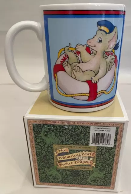 POCKET DRAGONS Coffee Mug "JUST CRUISIN ALONG" Real Musgrave 1997 Vintage