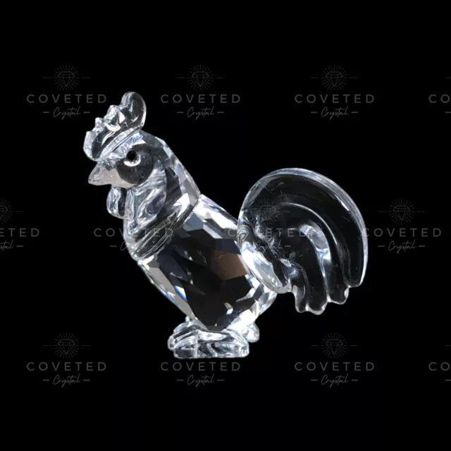 Swarovski Crystal ZODIAC ROOSTER 625189 Chinese Zodiacs Mint Rare Boxed Retired
