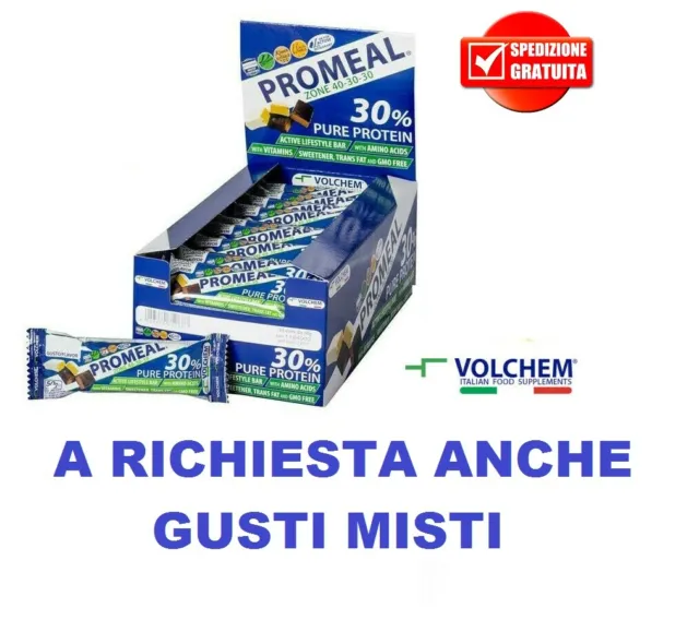 VOLCHEM PROMEAL ZONE 40-30-30 Barrette proteiche  12 barrette Volchem
