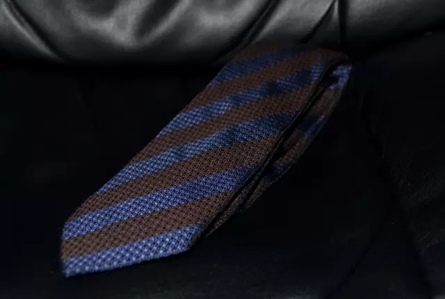 Suitsupply Striped Silk Wool Men's Dress Neck Tie