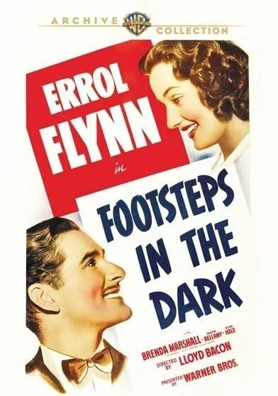 Footsteps In The Dark (DVD) Alan Hale Allen Jenkins Brenda Marshall Errol Flynn