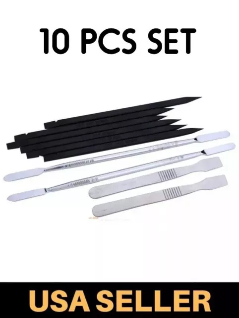 10 in 1 Metal Spudger Repair Opening Pry Tool Kit Set For iphone Laptop Pads Mac
