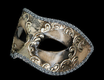 Mask from Venice Colombine Grey Silver Bridge Of Rialto Fancy 1101 CA2C 2